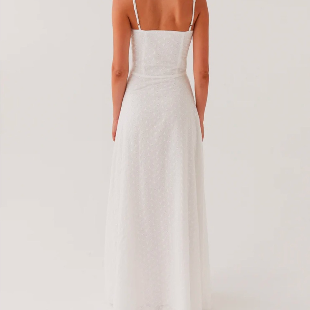 Peppermayo Elsie Broderie Maxi Dress White - Picture 2 of 3